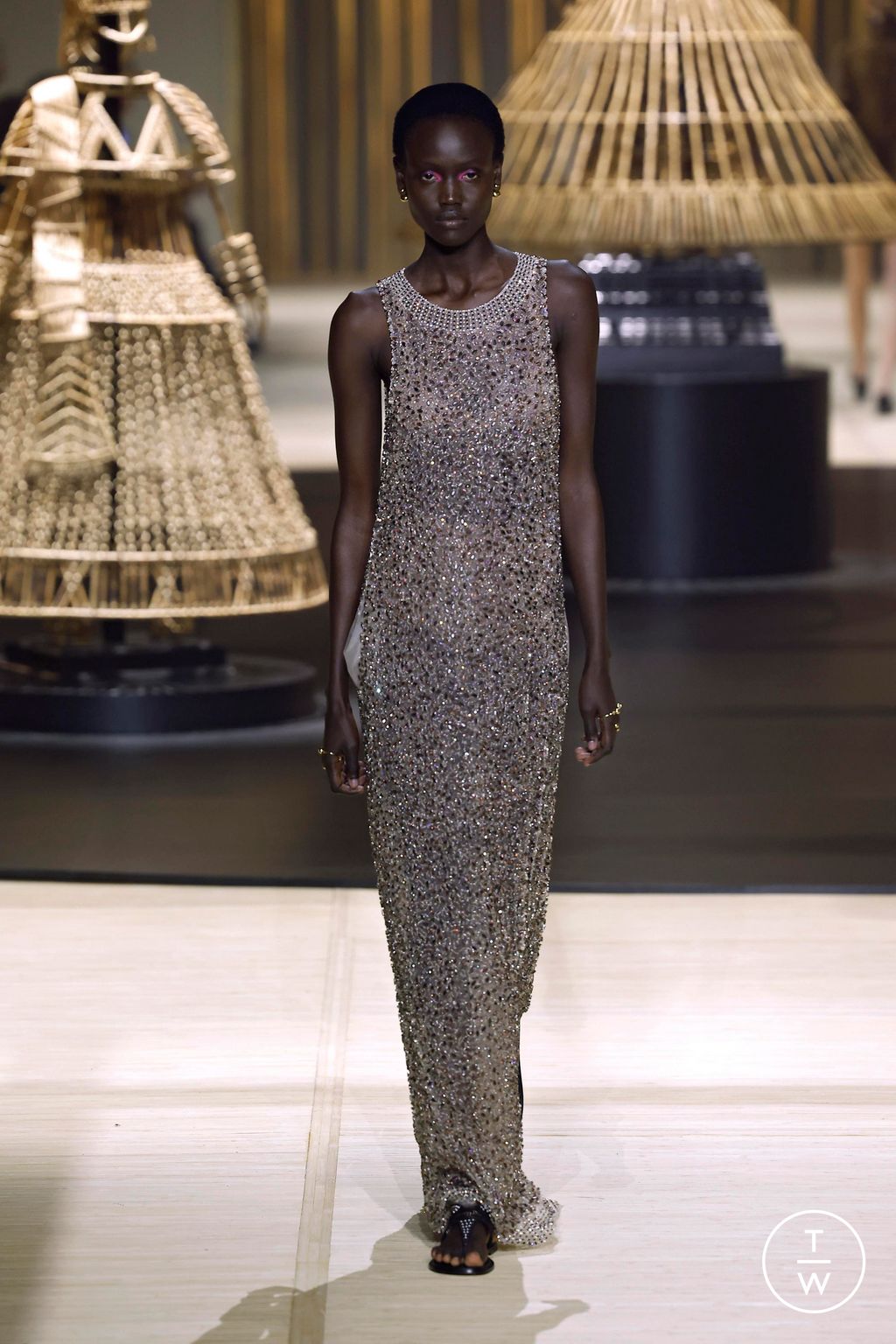 Fashion Week Paris Fall/Winter 2024 look 70 de la collection Christian Dior womenswear