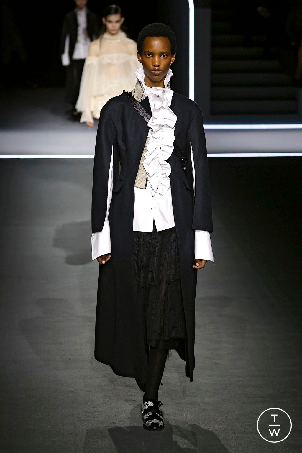 Fashion Week Paris Fall/Winter 2025 look 9 from the Dior collection 女装