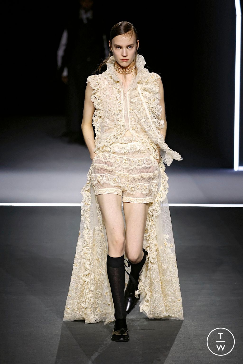 Fashion Week Paris Fall/Winter 2025 look 15 from the Dior collection 女装