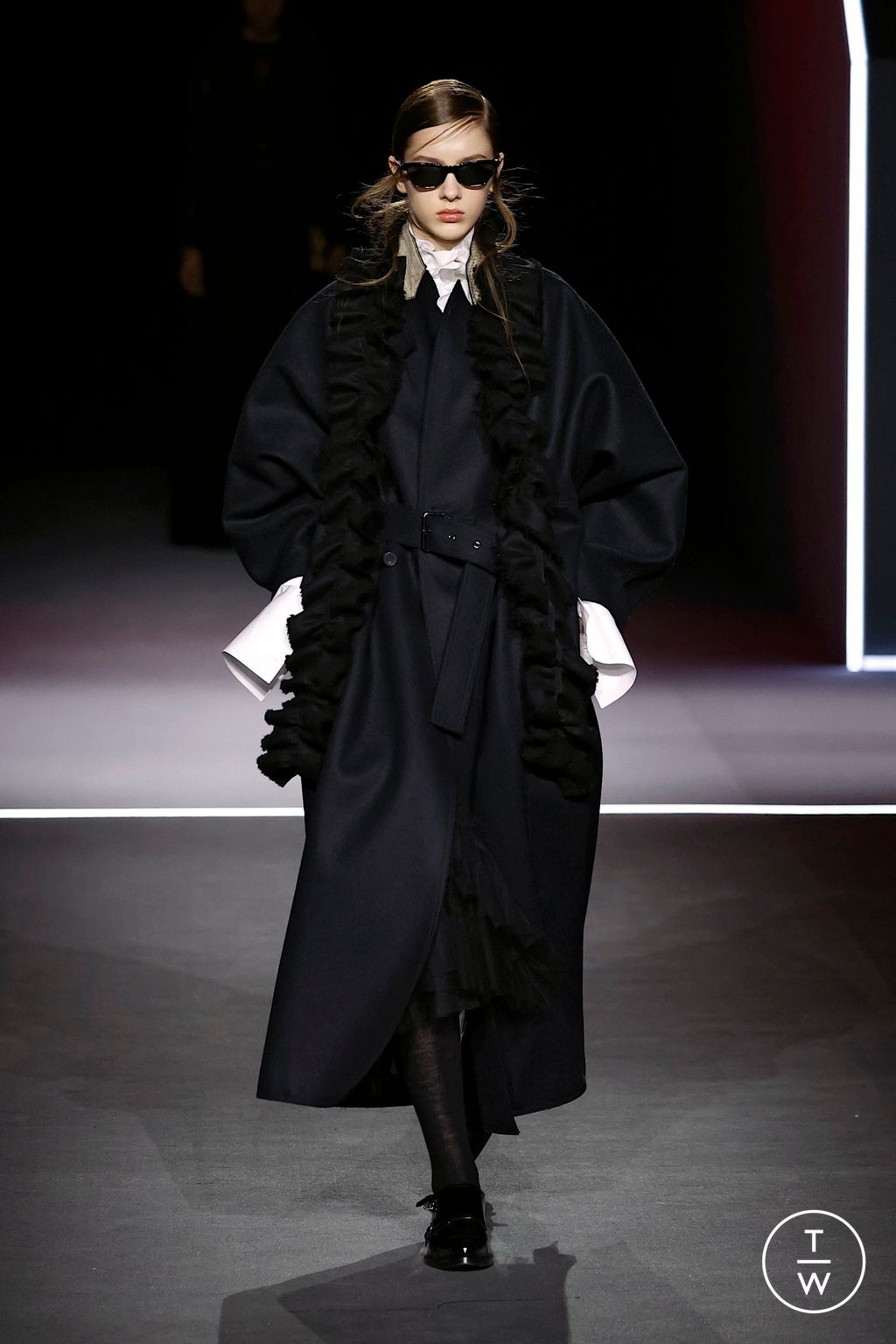 Fashion Week Paris Fall/Winter 2025 look 17 from the Dior collection womenswear