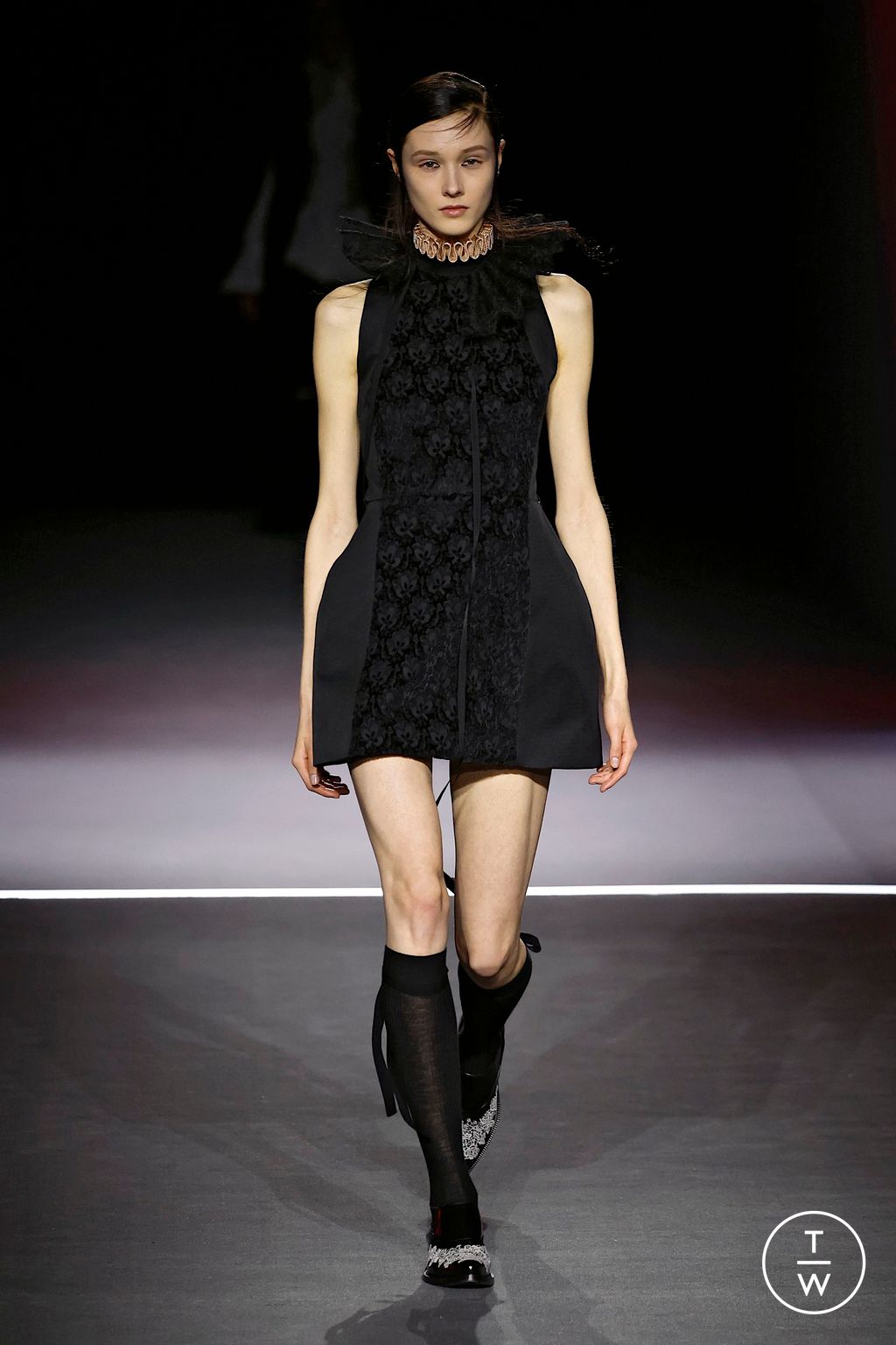 Fashion Week Paris Fall/Winter 2025 look 20 de la collection Dior womenswear