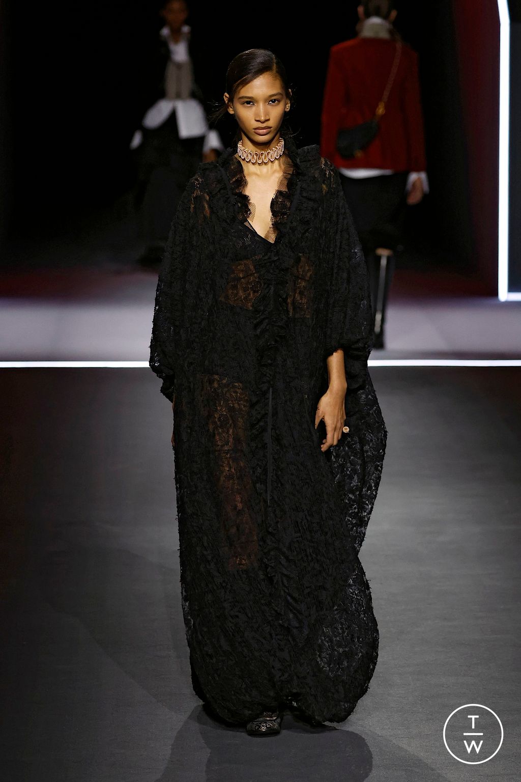 Fashion Week Paris Fall/Winter 2025 look 22 from the Dior collection 女装