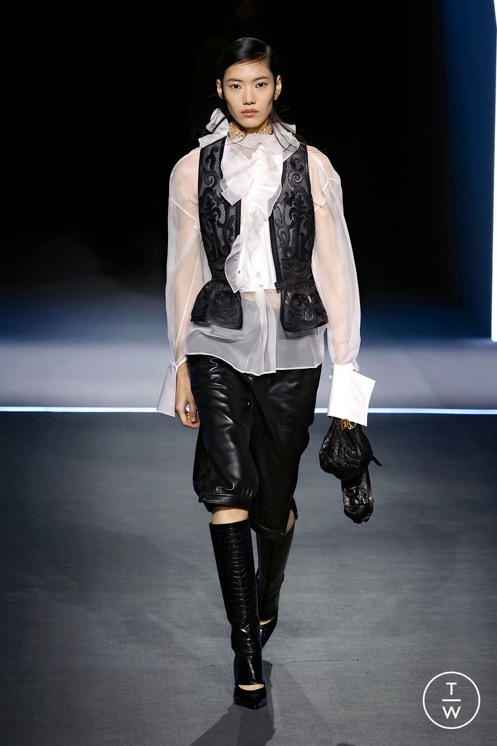 Fashion Week Paris Fall/Winter 2025 look 30 from the Dior collection 女装