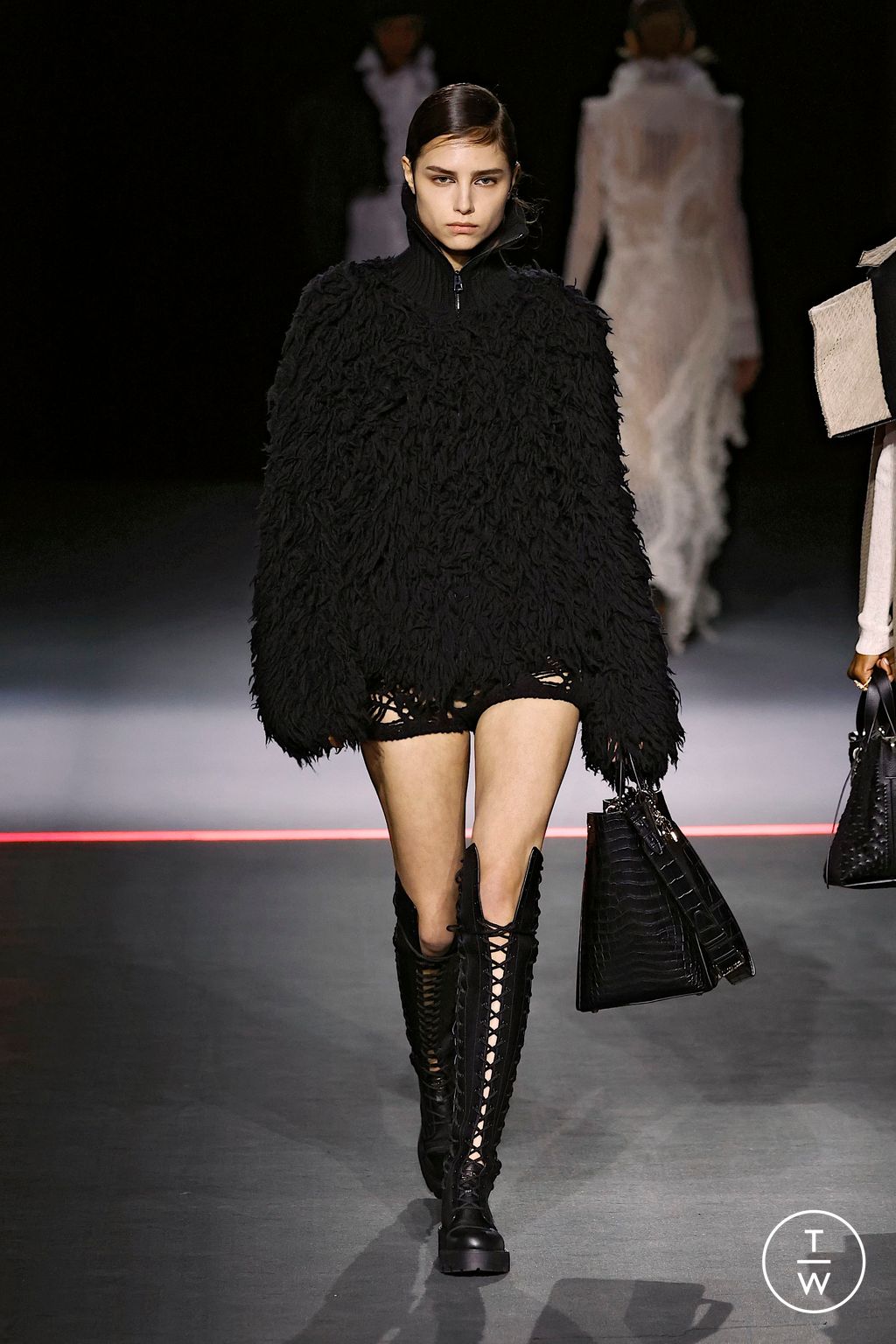 Fashion Week Paris Fall/Winter 2025 look 45 from the Dior collection 女装