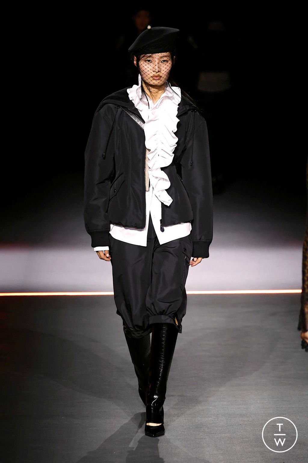 Fashion Week Paris Fall/Winter 2025 look 47 from the Dior collection 女装