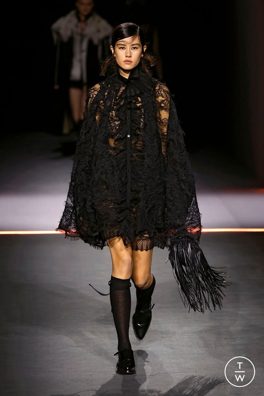 Fashion Week Paris Fall/Winter 2025 look 48 from the Dior collection 女装