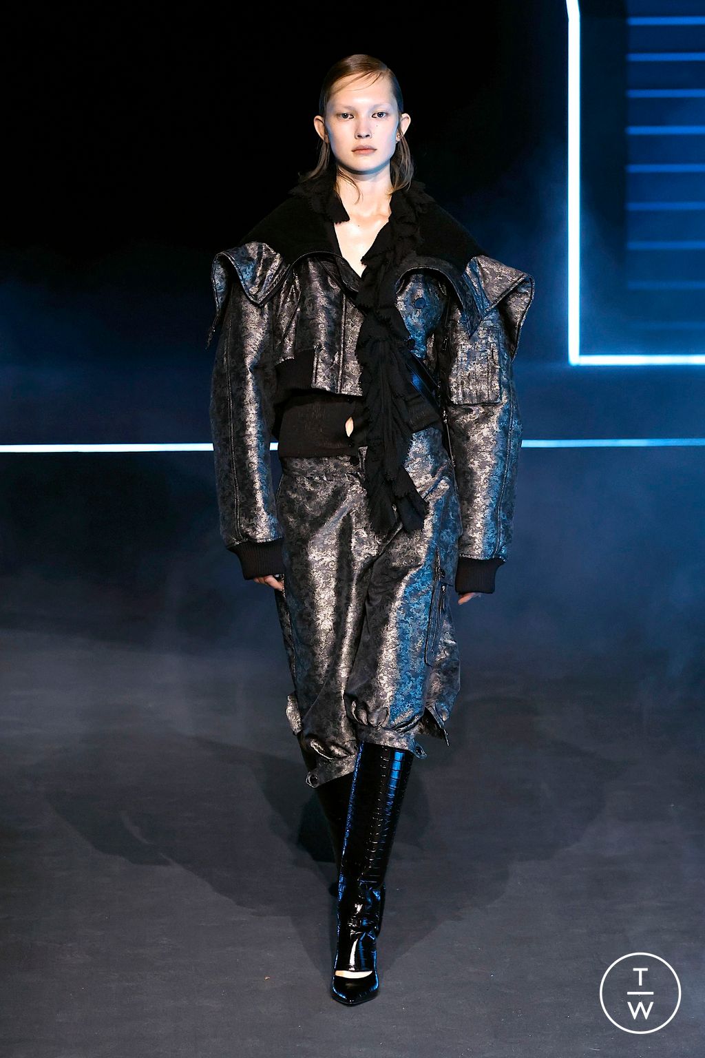 Fashion Week Paris Fall/Winter 2025 look 54 from the Dior collection 女装