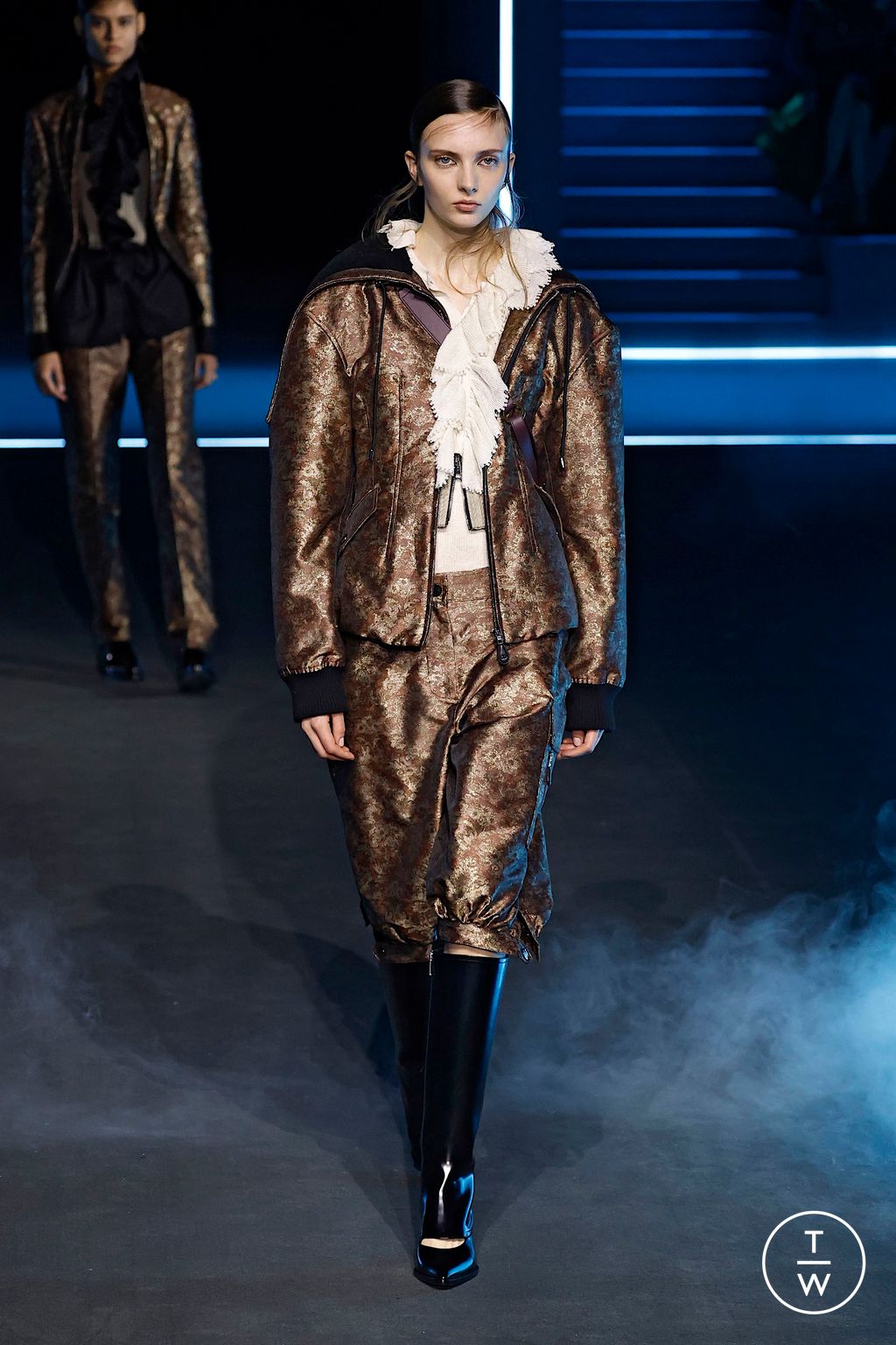 Fashion Week Paris Fall/Winter 2025 look 57 from the Dior collection 女装