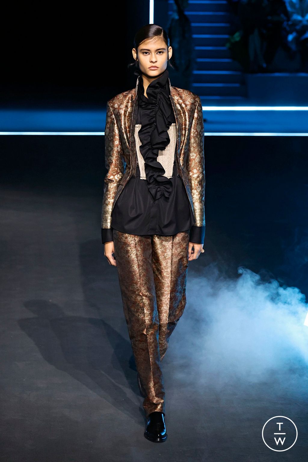 Fashion Week Paris Fall/Winter 2025 look 58 from the Dior collection womenswear