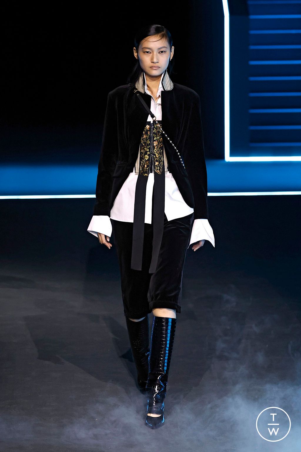 Fashion Week Paris Fall/Winter 2025 look 59 from the Dior collection 女装