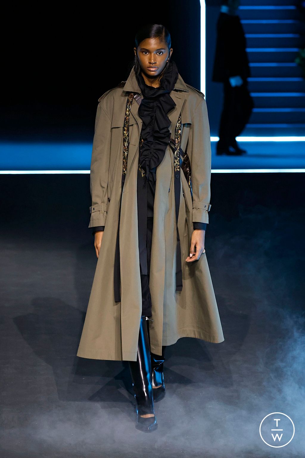 Fashion Week Paris Fall/Winter 2025 look 61 from the Dior collection 女装