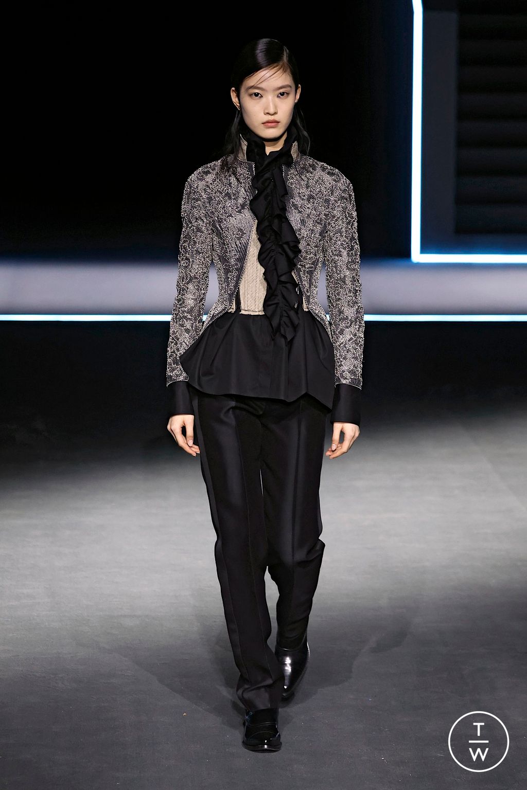 Fashion Week Paris Fall/Winter 2025 look 71 from the Dior collection womenswear
