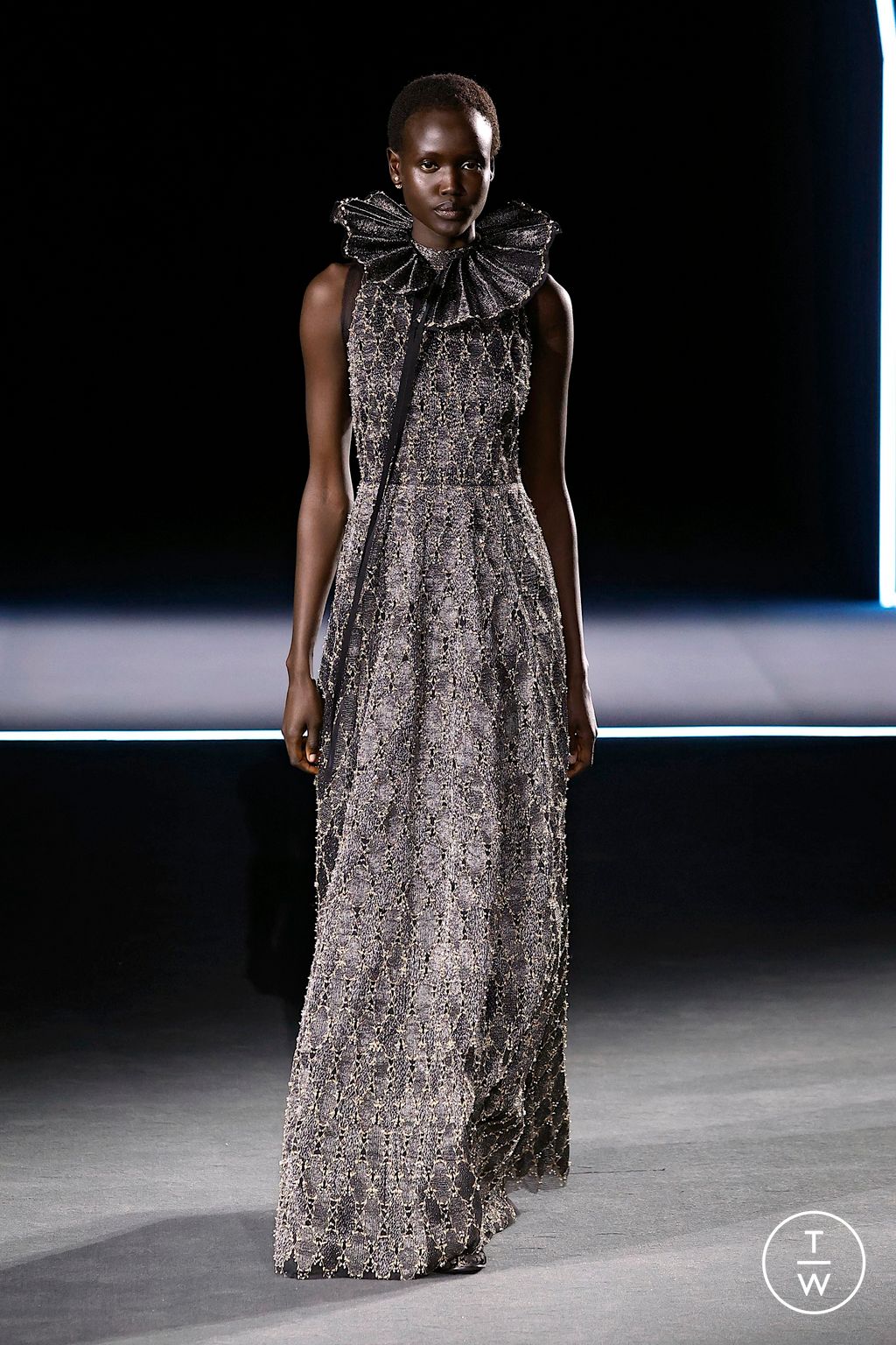 Fashion Week Paris Fall/Winter 2025 look 72 from the Dior collection womenswear