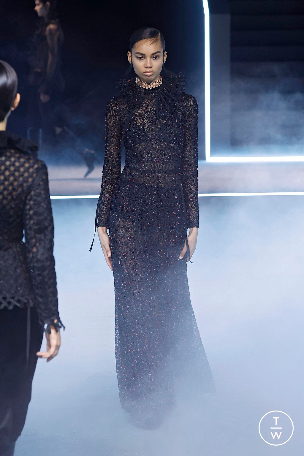 Fashion Week Paris Fall/Winter 2025 look 78 from the Dior collection 女装