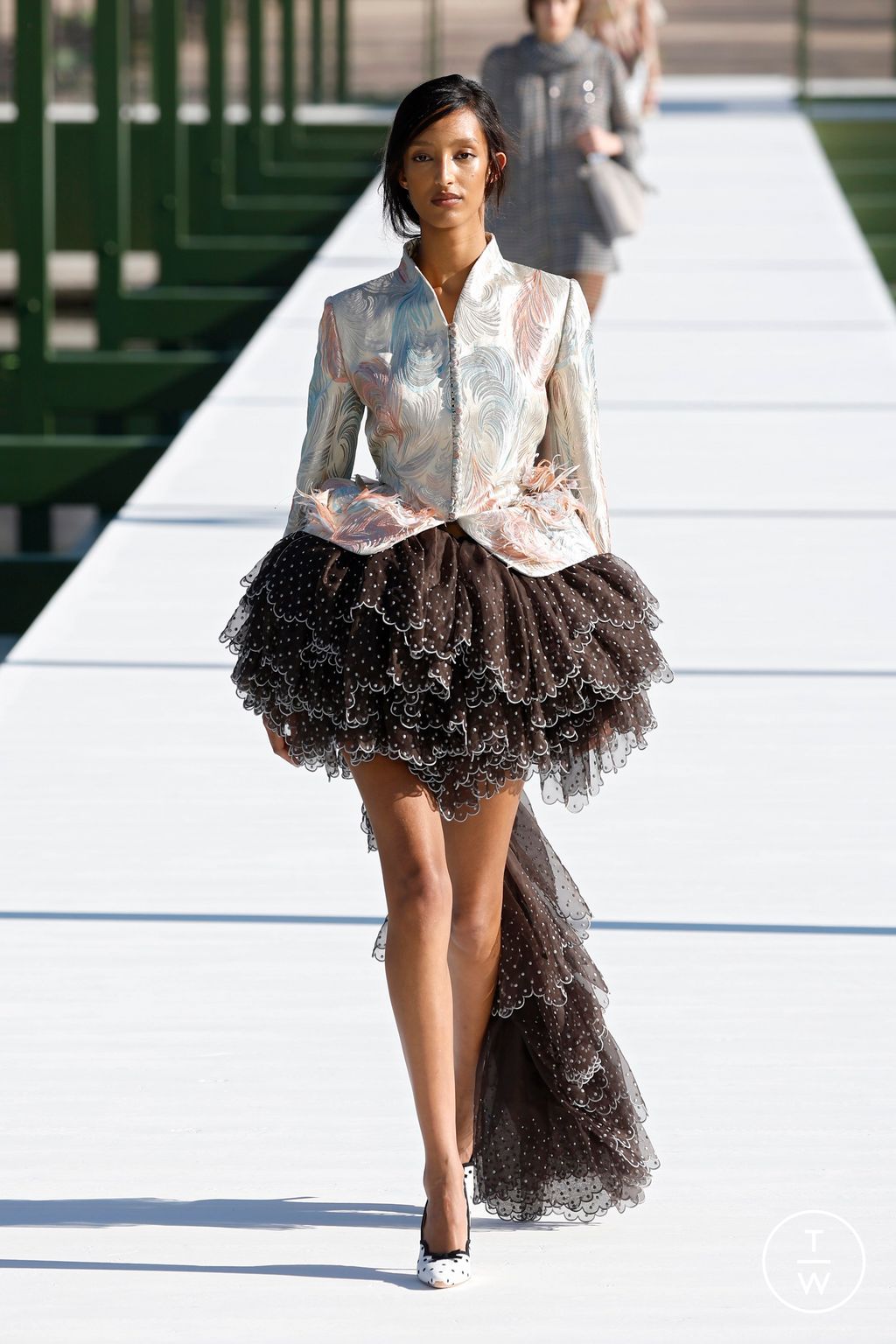 Fashion Week Paris Fall/Winter 2026 look 3 from the Dior collection womenswear