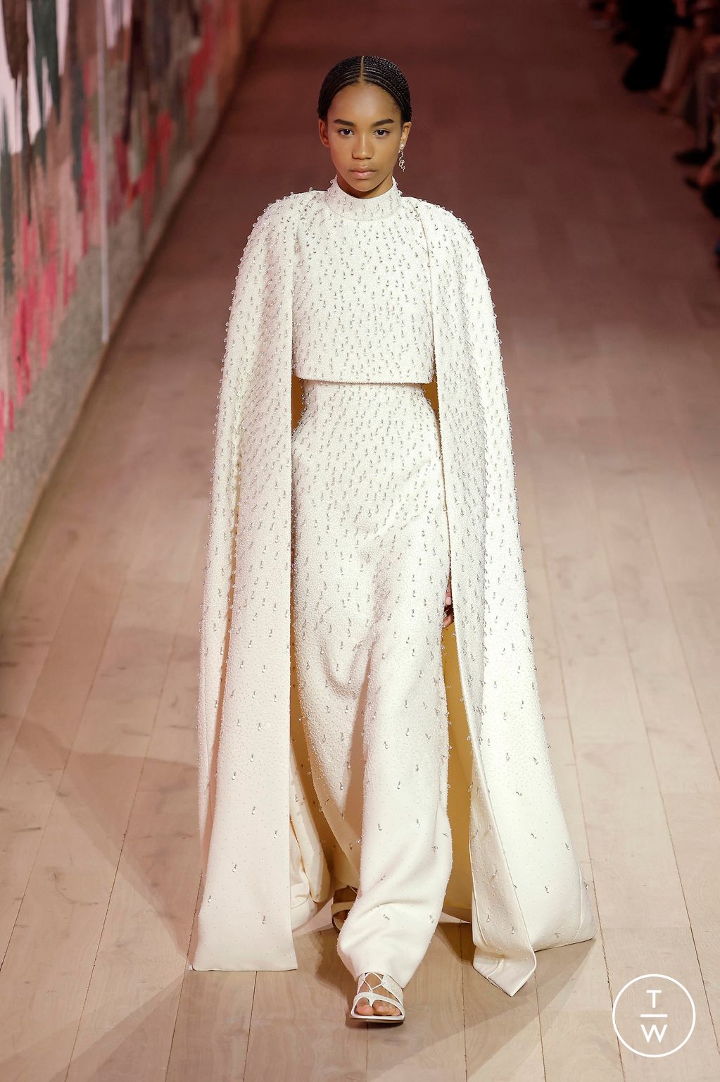 Fashion Week Paris Fall/Winter 2023 look 66 from the Dior collection couture