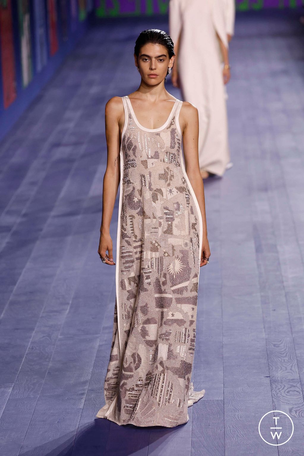 Fashion Week Paris Fall/Winter 2024 look 29 from the Dior collection couture