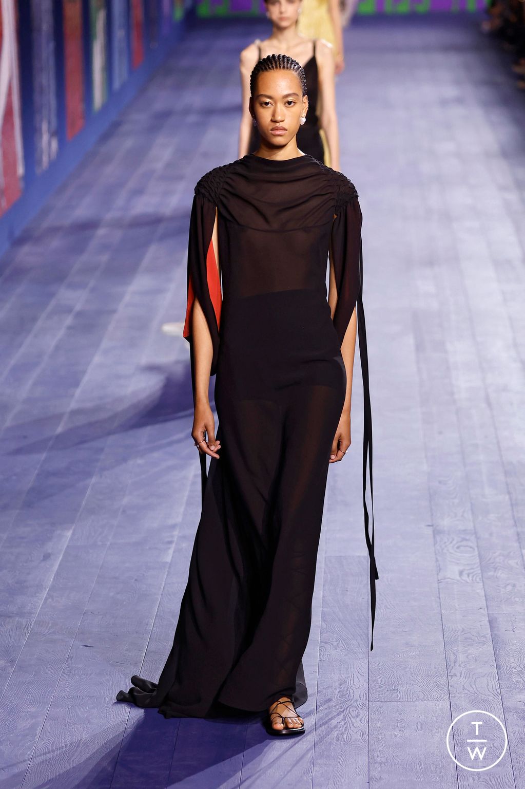 Fashion Week Paris Fall/Winter 2024 look 46 from the Dior collection couture