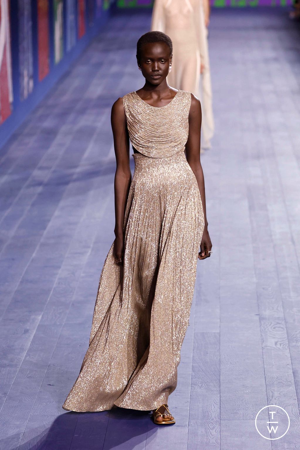 Fashion Week Paris Fall/Winter 2024 look 49 from the Dior collection couture