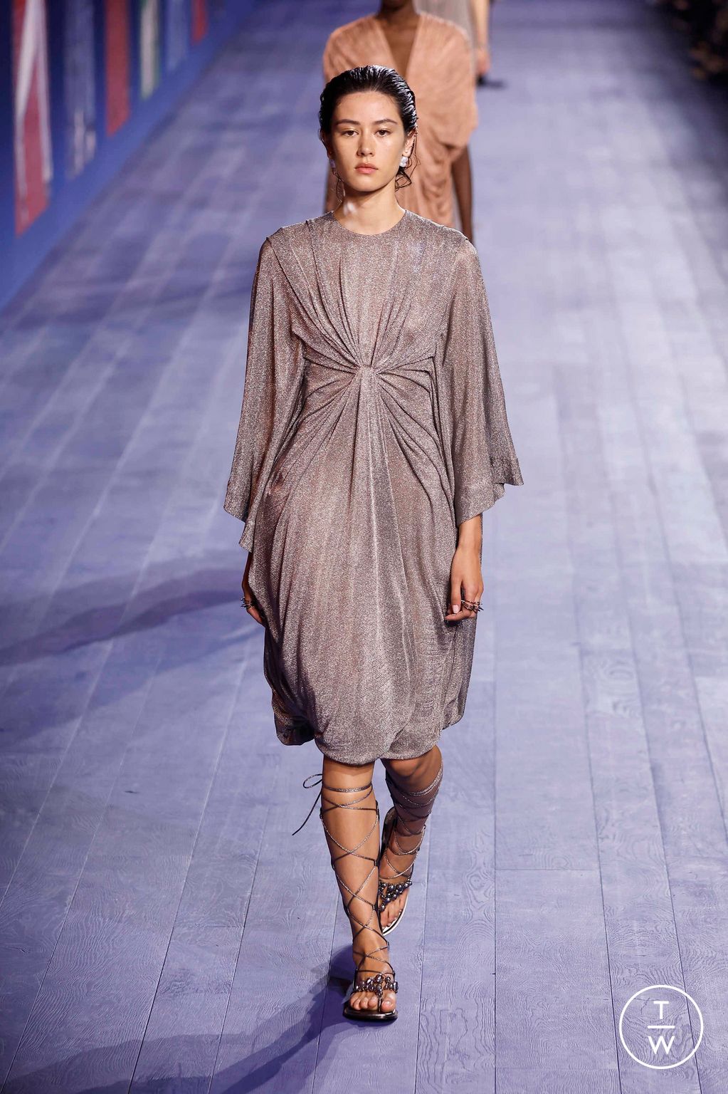 Fashion Week Paris Fall/Winter 2024 look 57 from the Dior collection couture