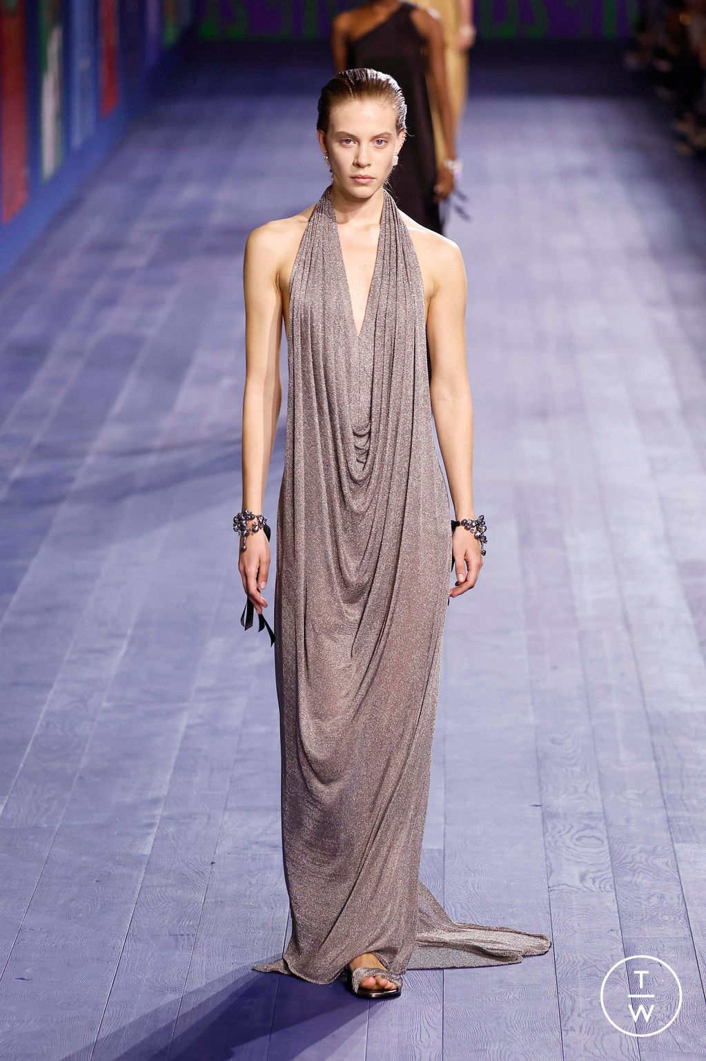 Fashion Week Paris Fall/Winter 2024 look 59 from the Dior collection couture