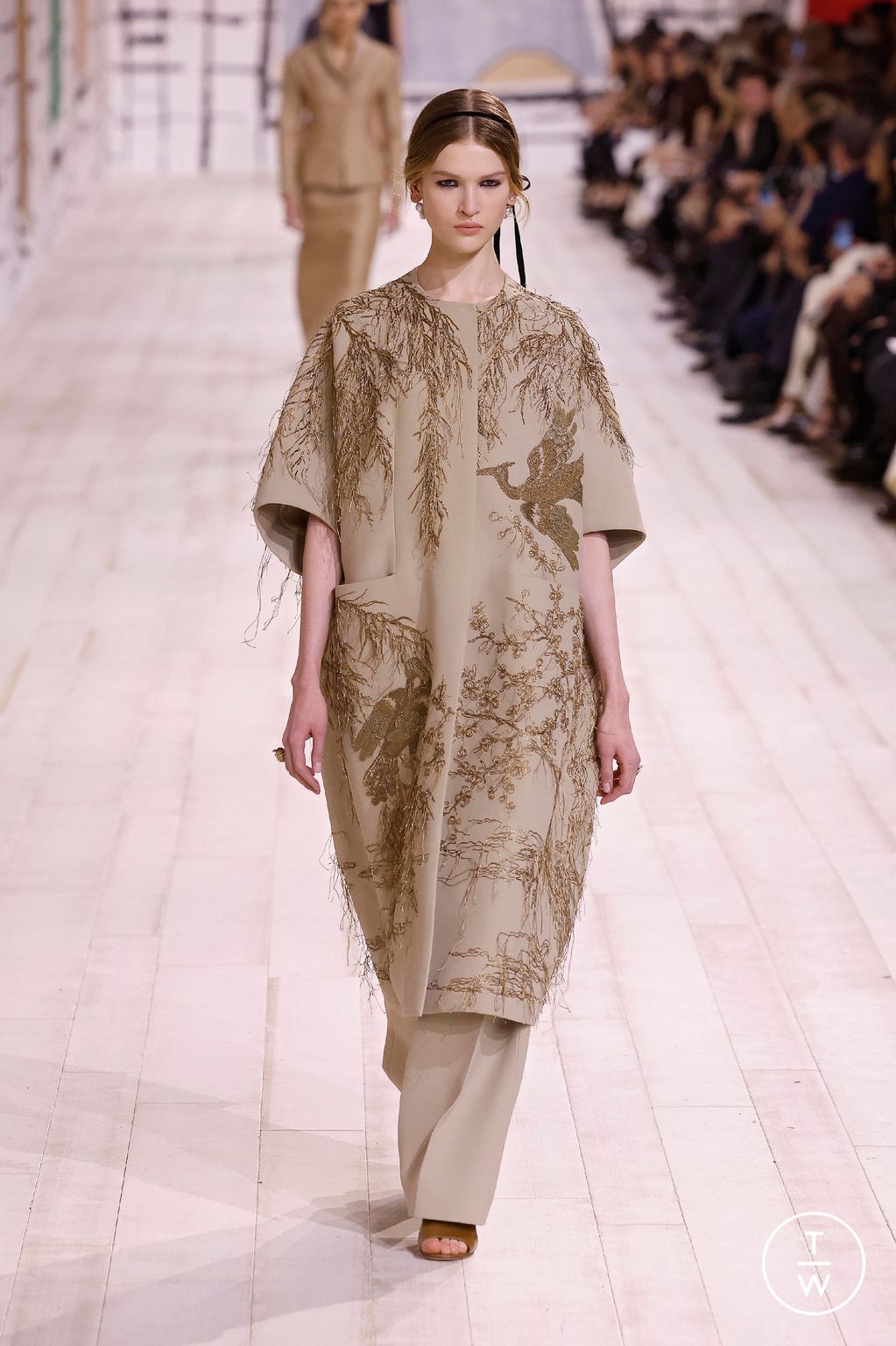 Fashion Week Paris Spring/Summer 2024 look 15 from the Christian Dior collection couture