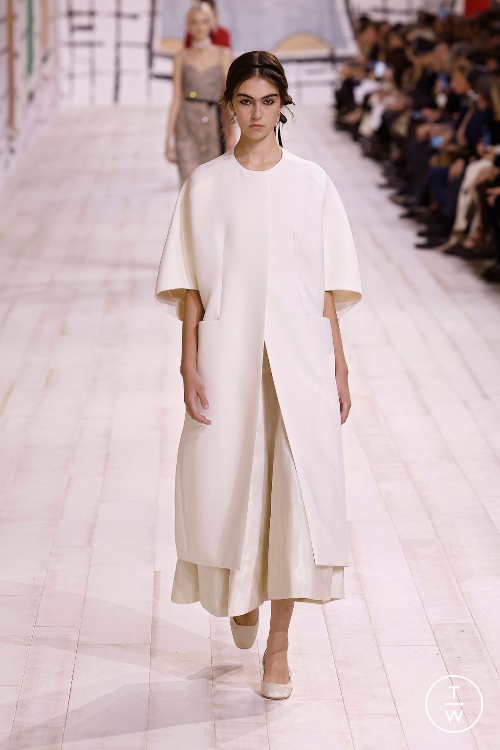 Fashion Week Paris Spring/Summer 2024 look 45 from the Christian Dior collection 高级定制