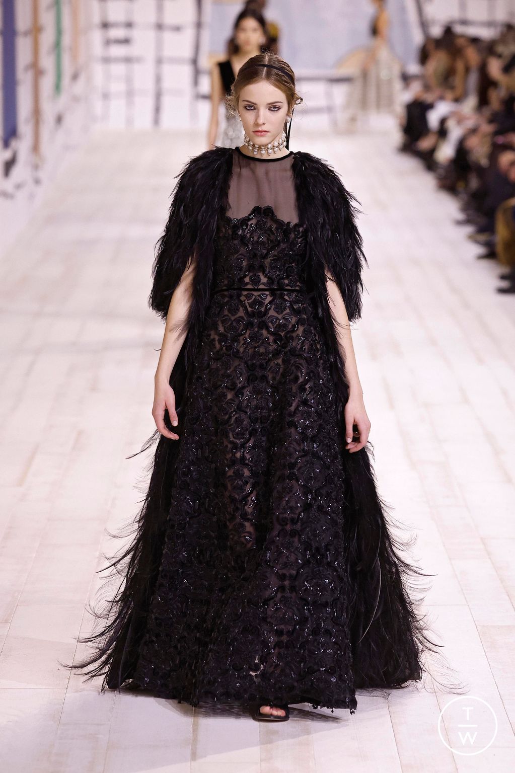 Fashion Week Paris Spring/Summer 2024 look 50 from the Christian Dior collection 高级定制