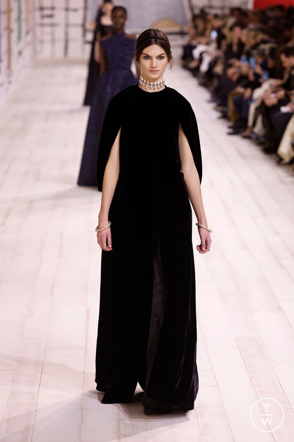 Fashion Week Paris Spring/Summer 2024 look 55 from the Dior collection couture