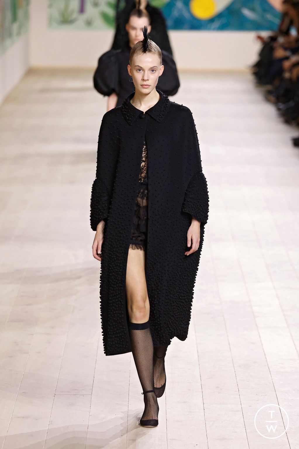 Fashion Week Paris Spring/Summer 2025 look 6 from the Dior collection couture