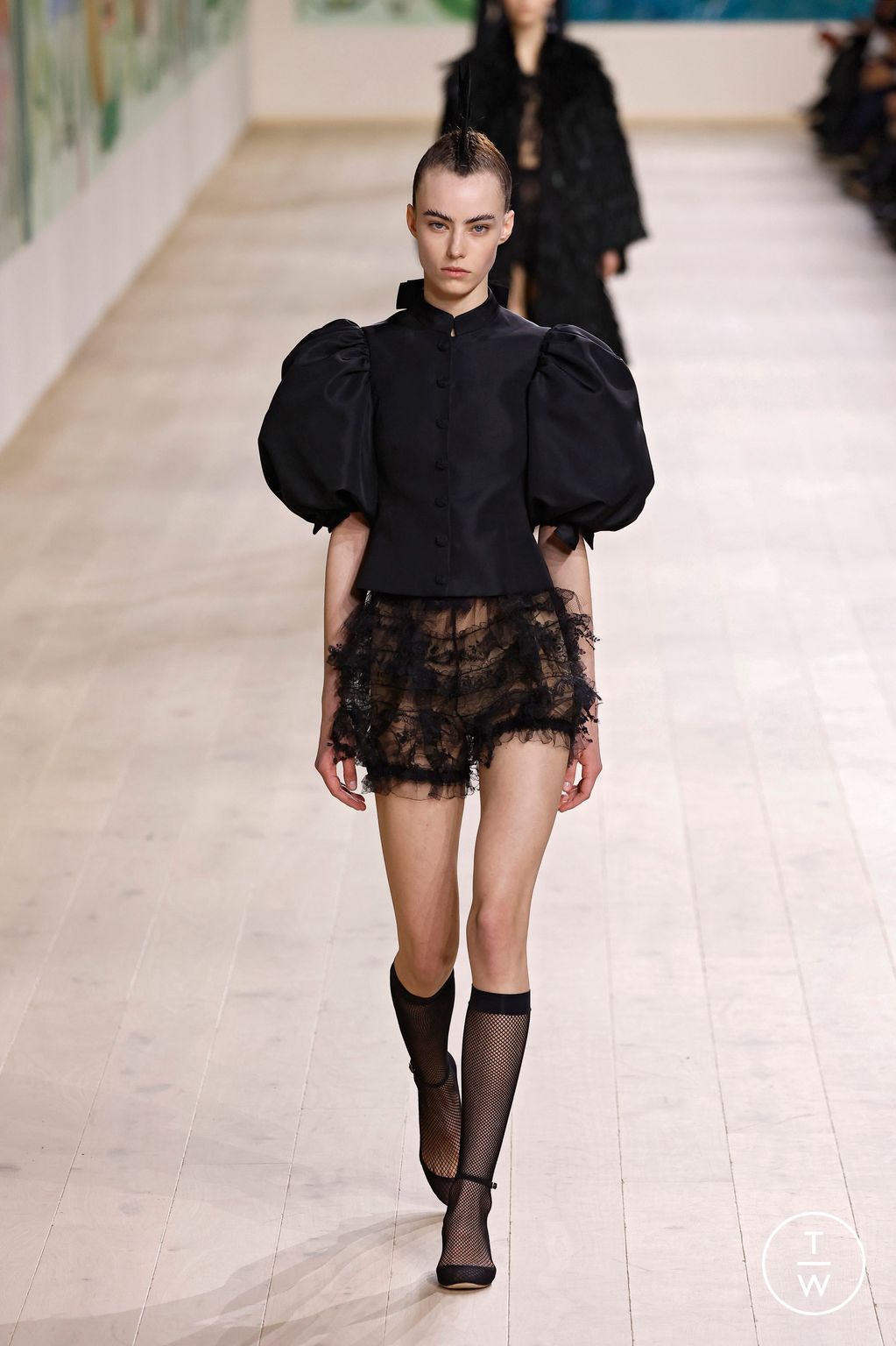 Fashion Week Paris Spring/Summer 2025 look 7 from the Dior collection couture