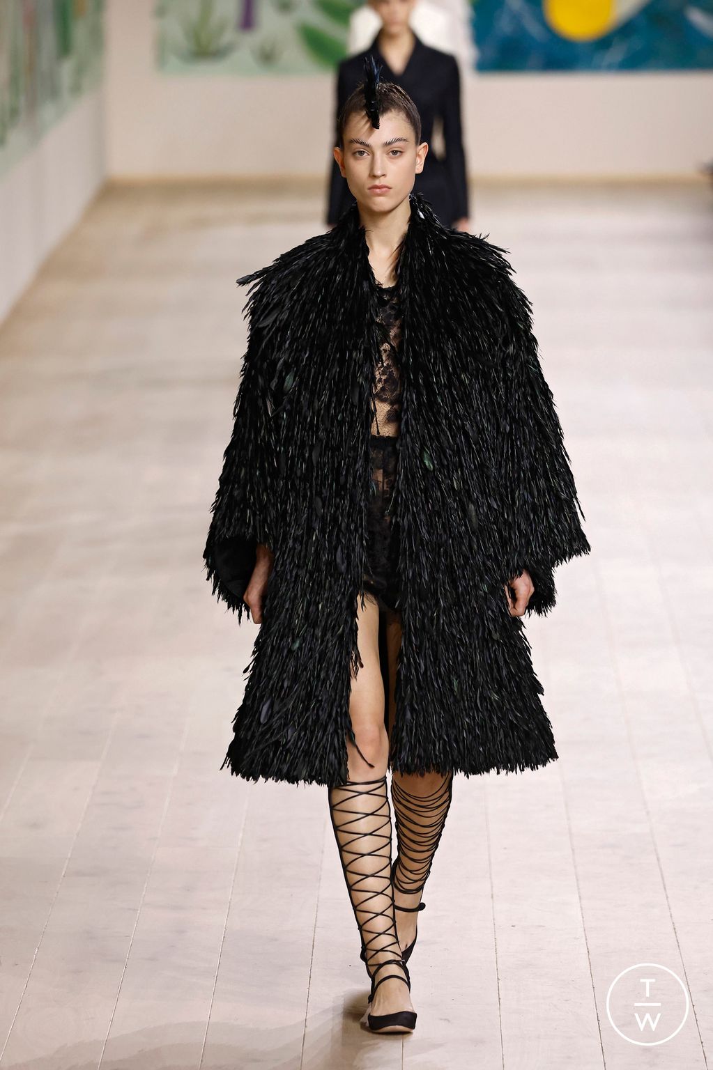 Fashion Week Paris Spring/Summer 2025 look 8 de la collection Dior couture