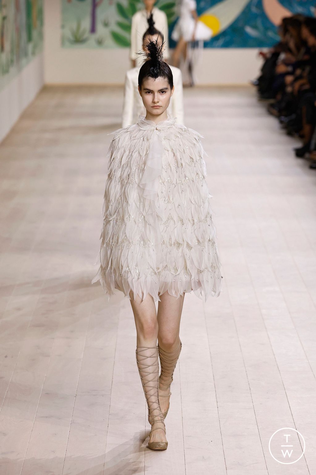 Fashion Week Paris Spring/Summer 2025 look 11 from the Dior collection 高级定制