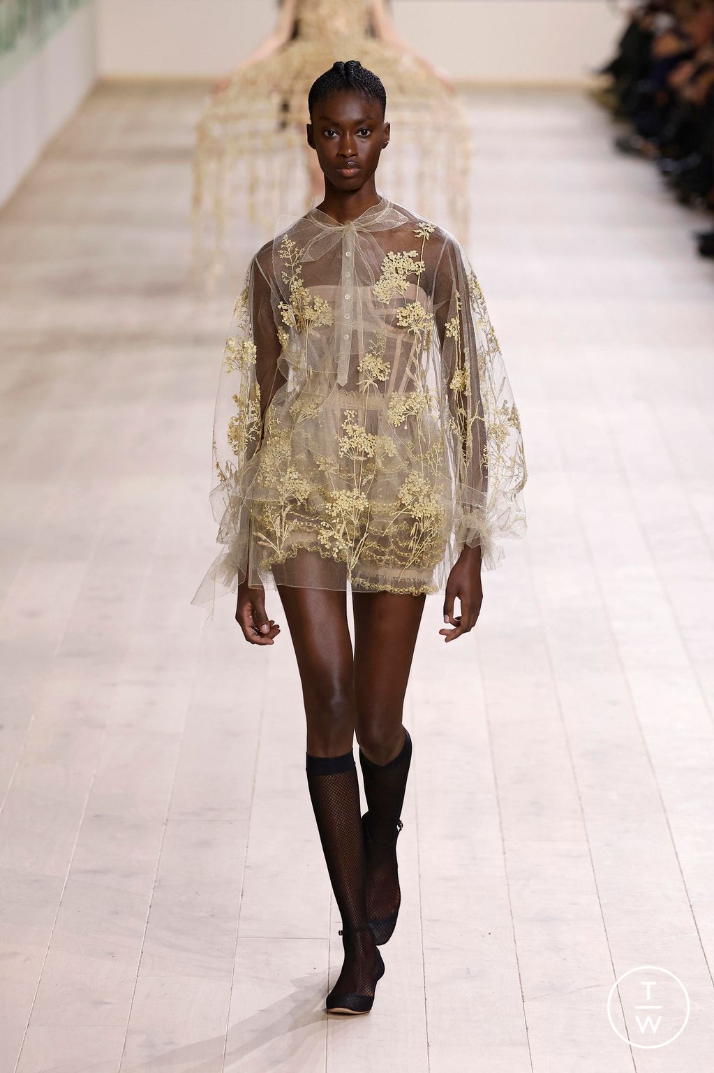 Fashion Week Paris Spring/Summer 2025 look 28 from the Dior collection couture