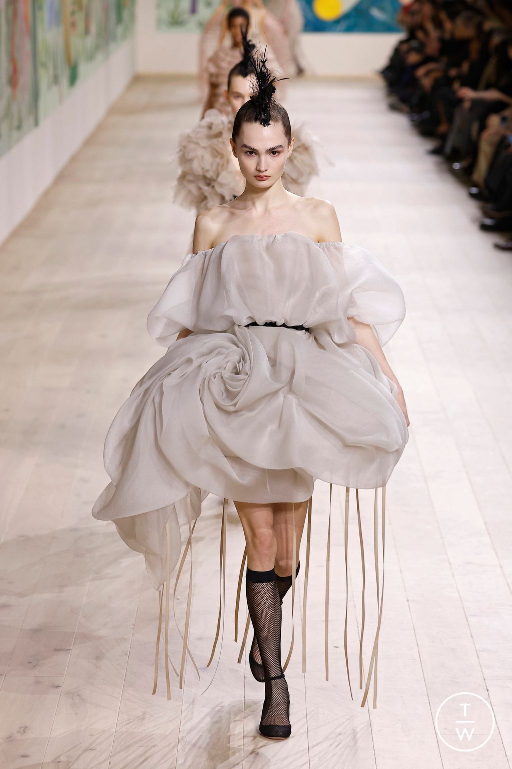 Fashion Week Paris Spring/Summer 2025 look 43 from the Dior collection couture
