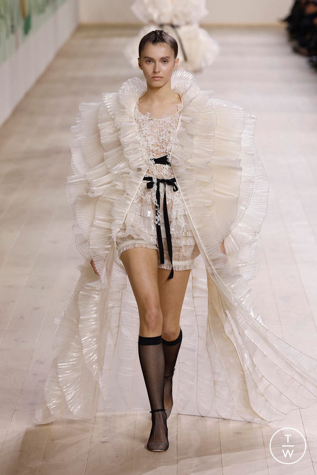 Fashion Week Paris Spring/Summer 2025 look 59 from the Dior collection couture