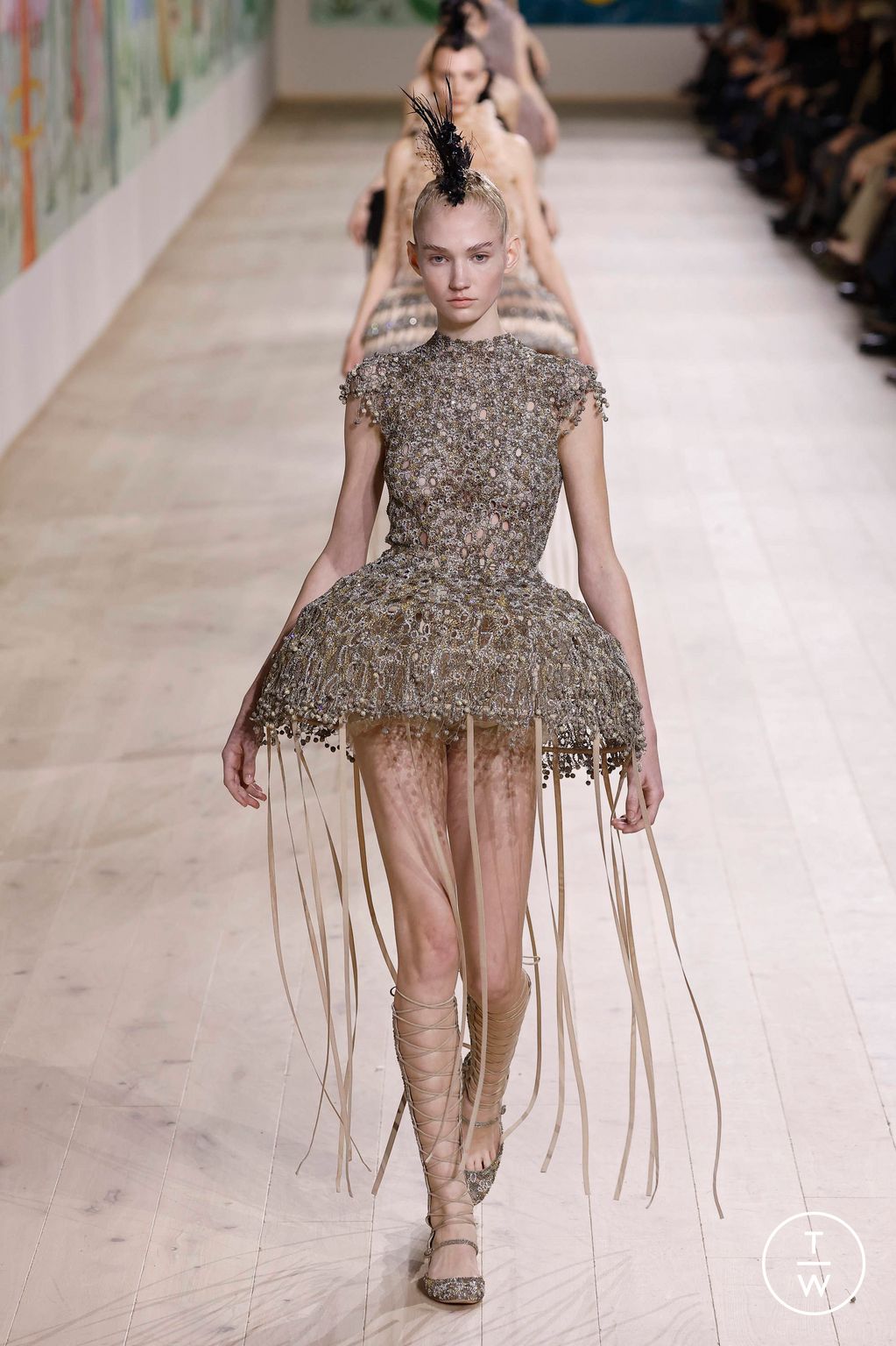 Fashion Week Paris Spring/Summer 2025 look 64 de la collection Dior couture