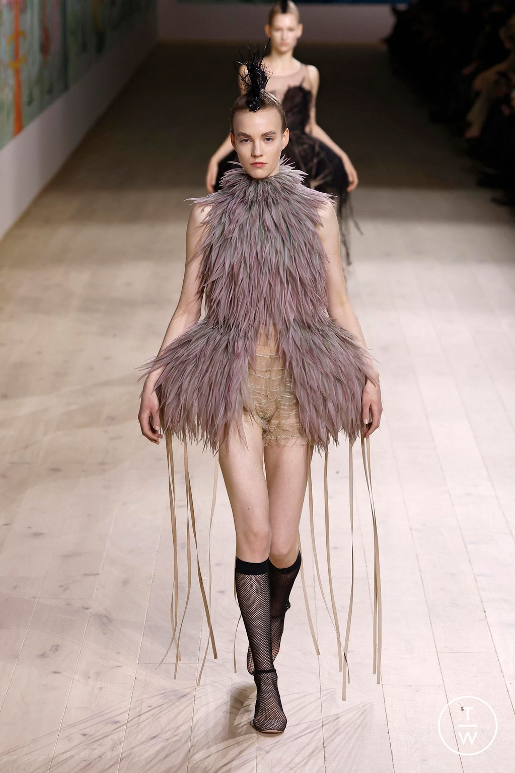 Fashion Week Paris Spring/Summer 2025 look 67 de la collection Dior couture