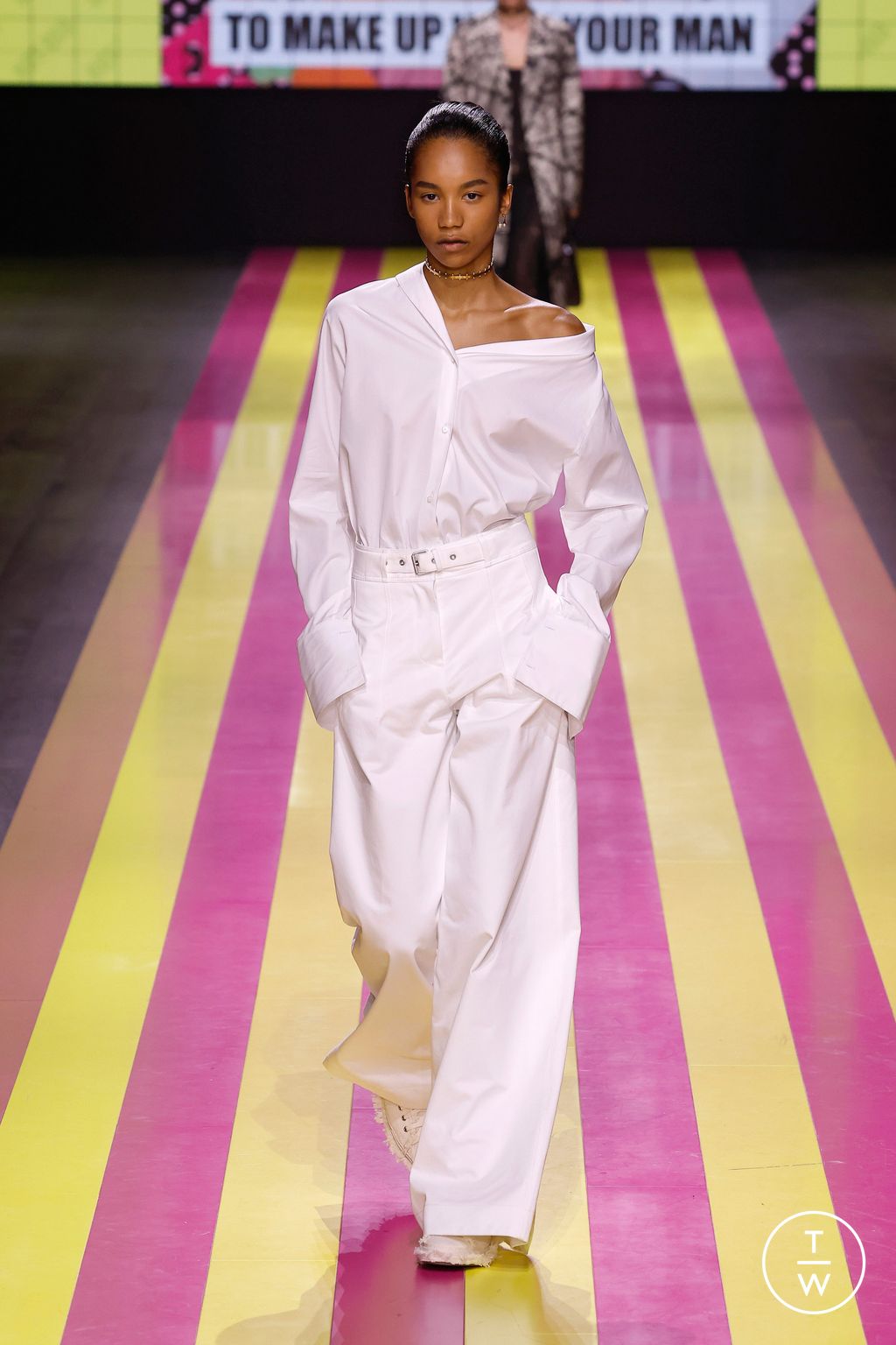 Fashion Week Paris Spring/Summer 2024 look 12 from the Christian Dior collection 女装