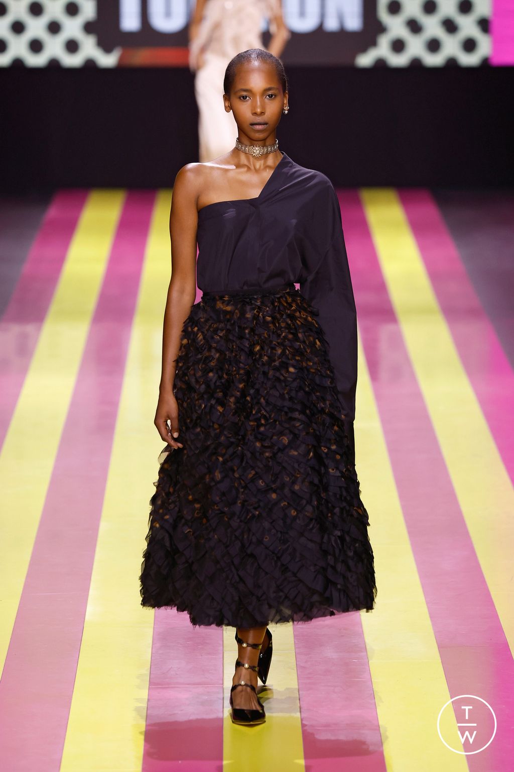 Fashion Week Paris Spring/Summer 2024 look 44 from the Christian Dior collection 女装