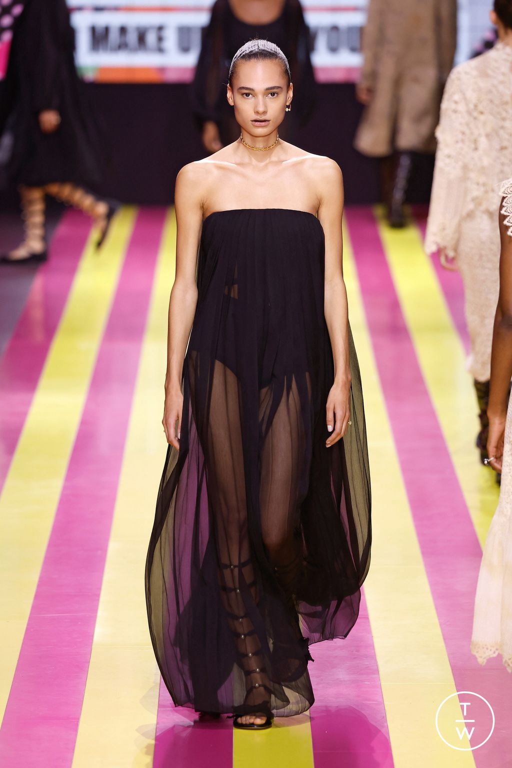Fashion Week Paris Spring/Summer 2024 look 74 from the Christian Dior collection womenswear