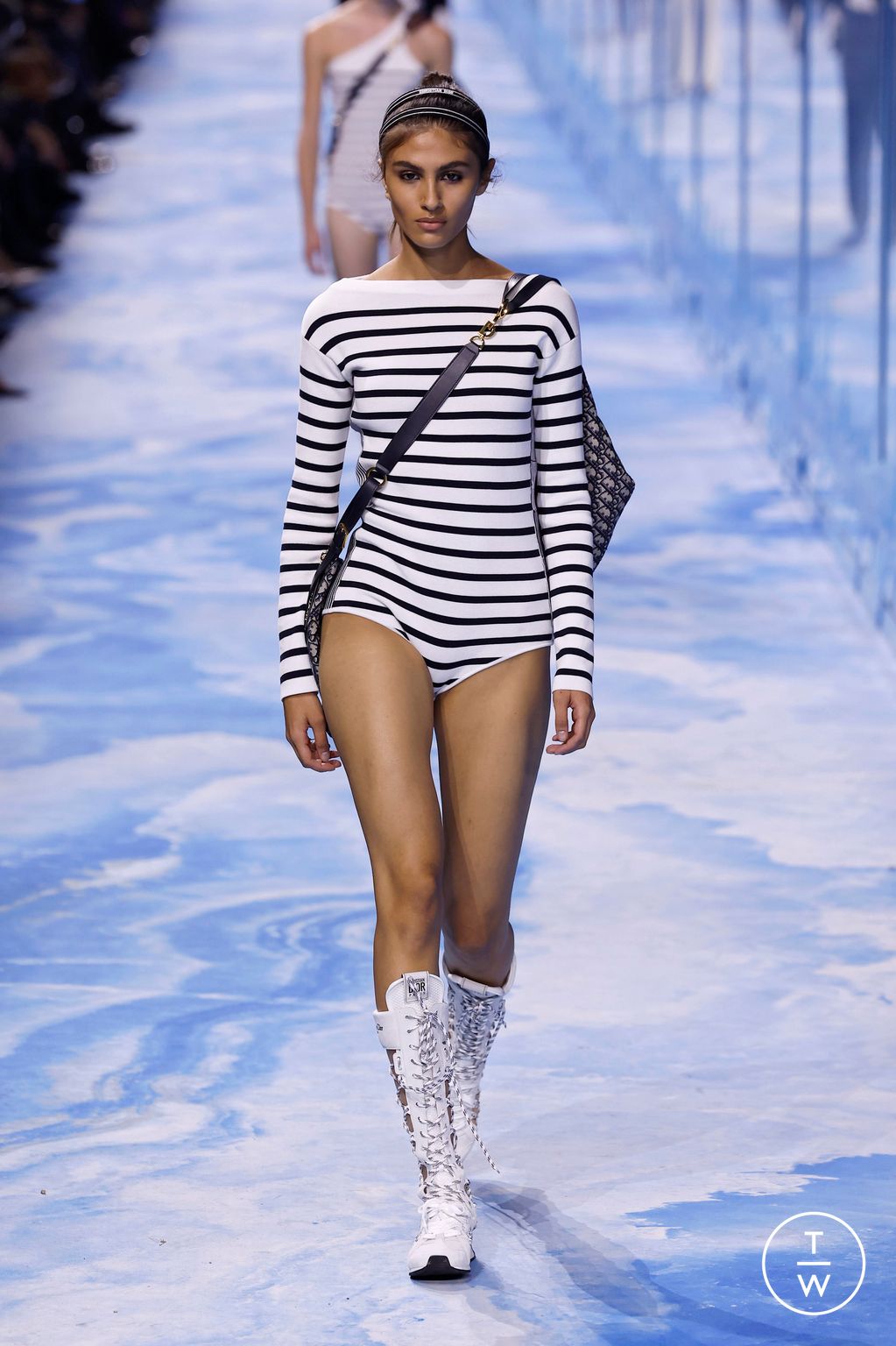 Fashion Week Paris Spring-Summer 2025 look 53 from the Dior collection womenswear