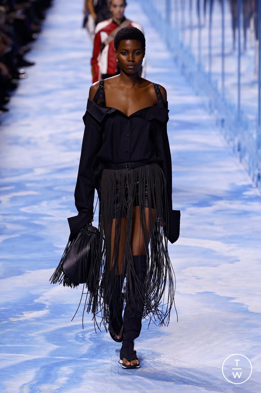 Fashion Week Paris Spring/Summer 2025 look 57 from the Dior collection womenswear