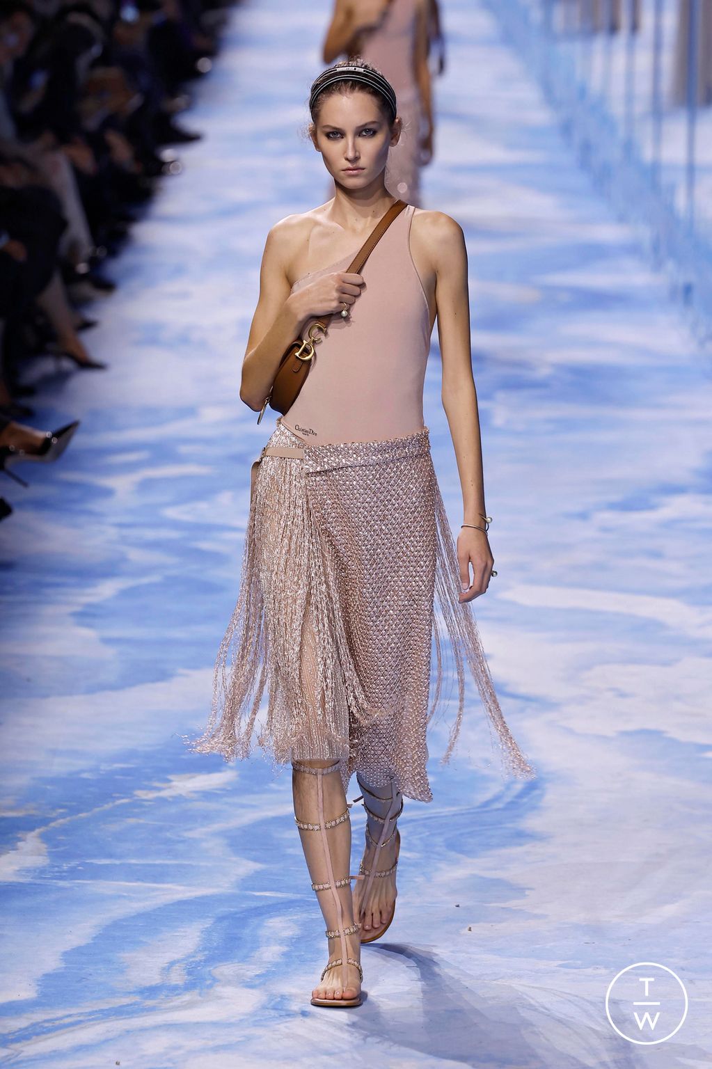 Fashion Week Paris Spring-Summer 2025 look 76 from the Christian Dior collection womenswear