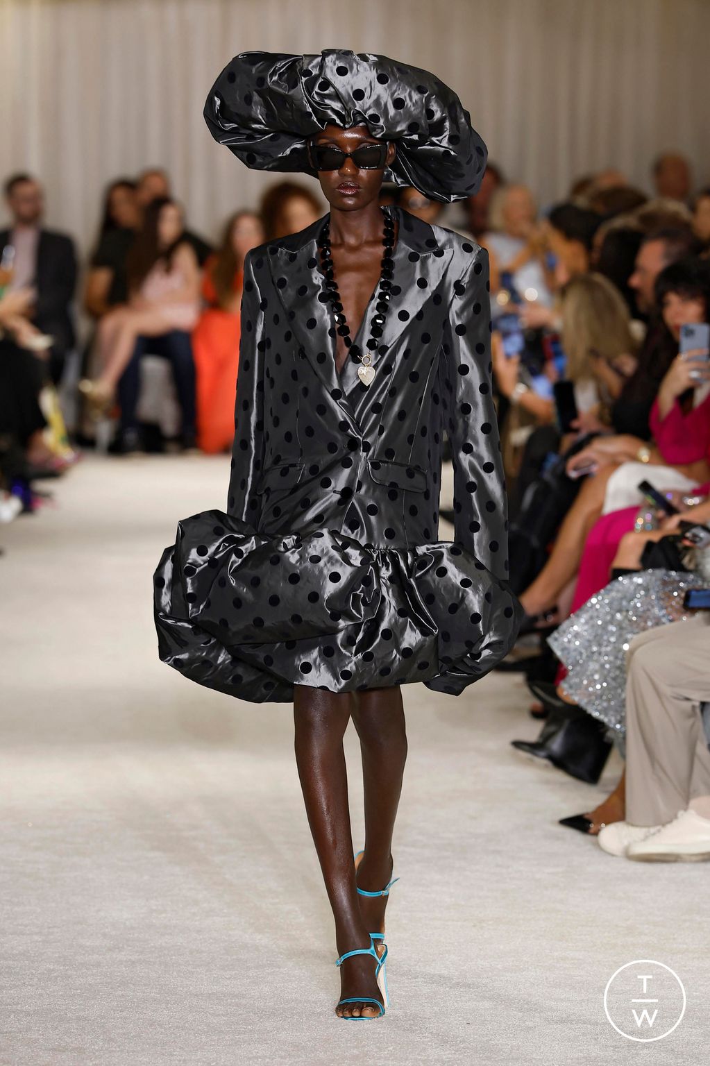 Fashion Week New York Spring/Summer 2026 look 9 from the Christian Siriano collection womenswear