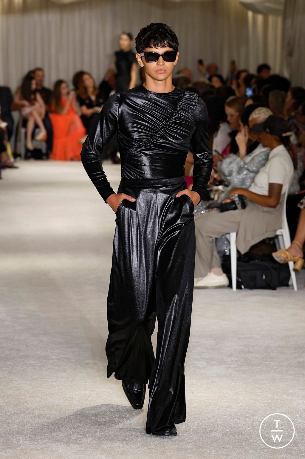 Fashion Week New York Spring/Summer 2026 look 29 from the Christian Siriano collection womenswear