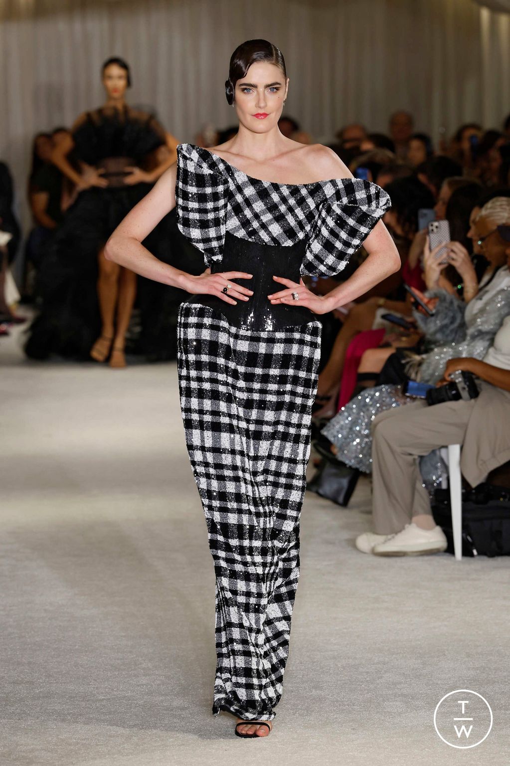 Fashion Week New York Spring/Summer 2026 look 46 from the Christian Siriano collection womenswear