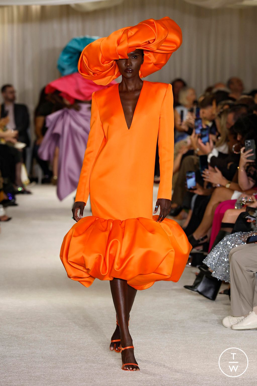 Fashion Week New York Spring/Summer 2026 look 56 from the Christian Siriano collection womenswear