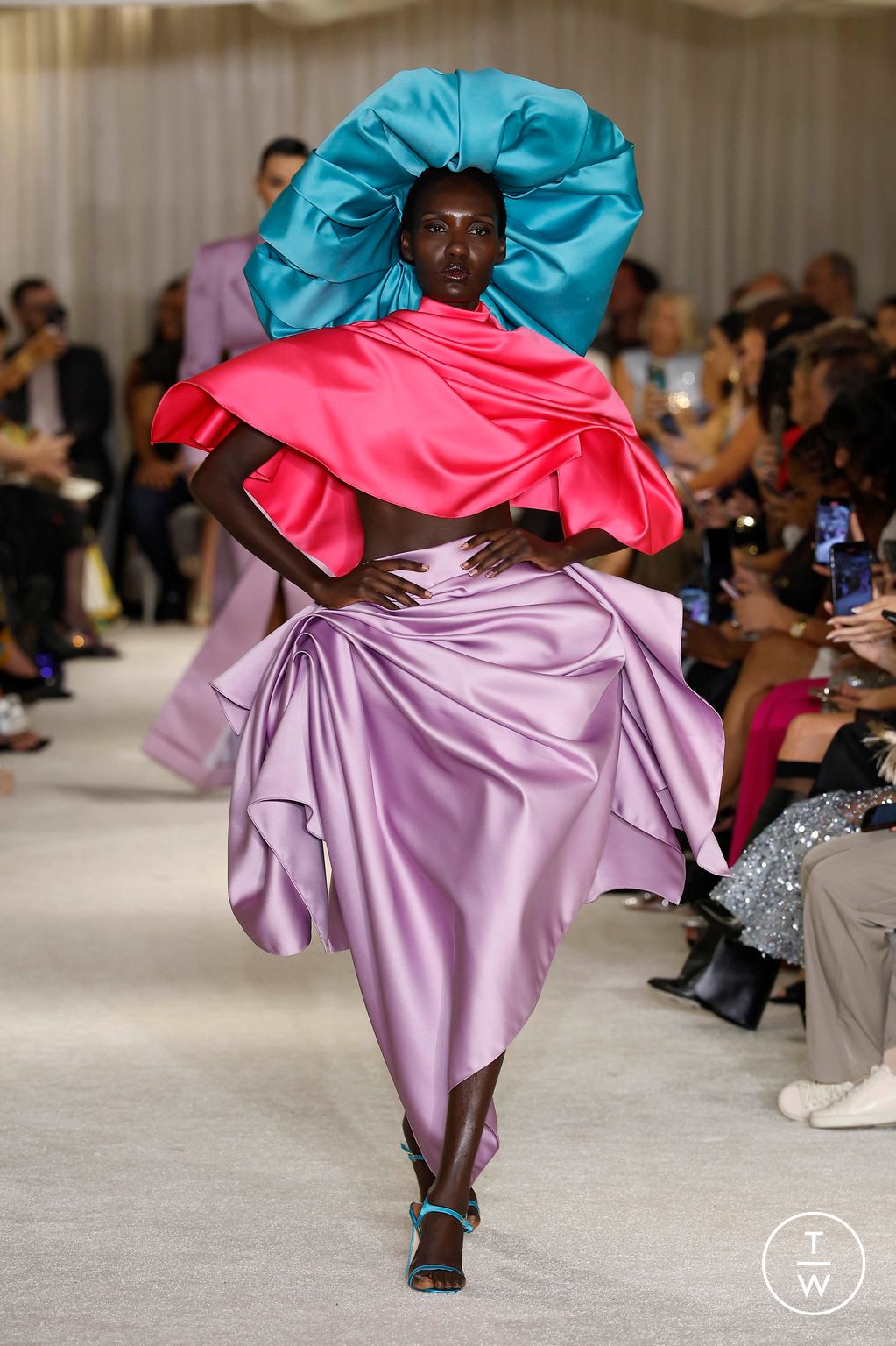 Fashion Week New York Spring/Summer 2026 look 57 from the Christian Siriano collection womenswear