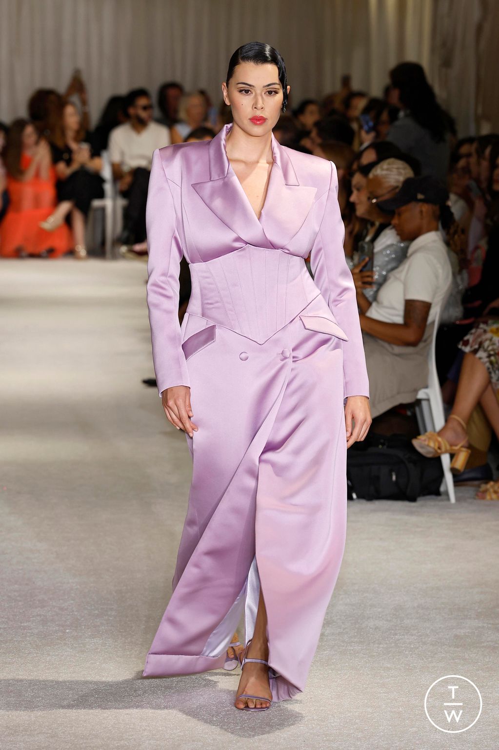 Fashion Week New York Spring/Summer 2026 look 58 from the Christian Siriano collection womenswear